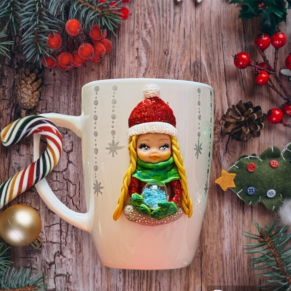 Christmas mug coffee mugs cute mug doll mug - Picture 14 of 15